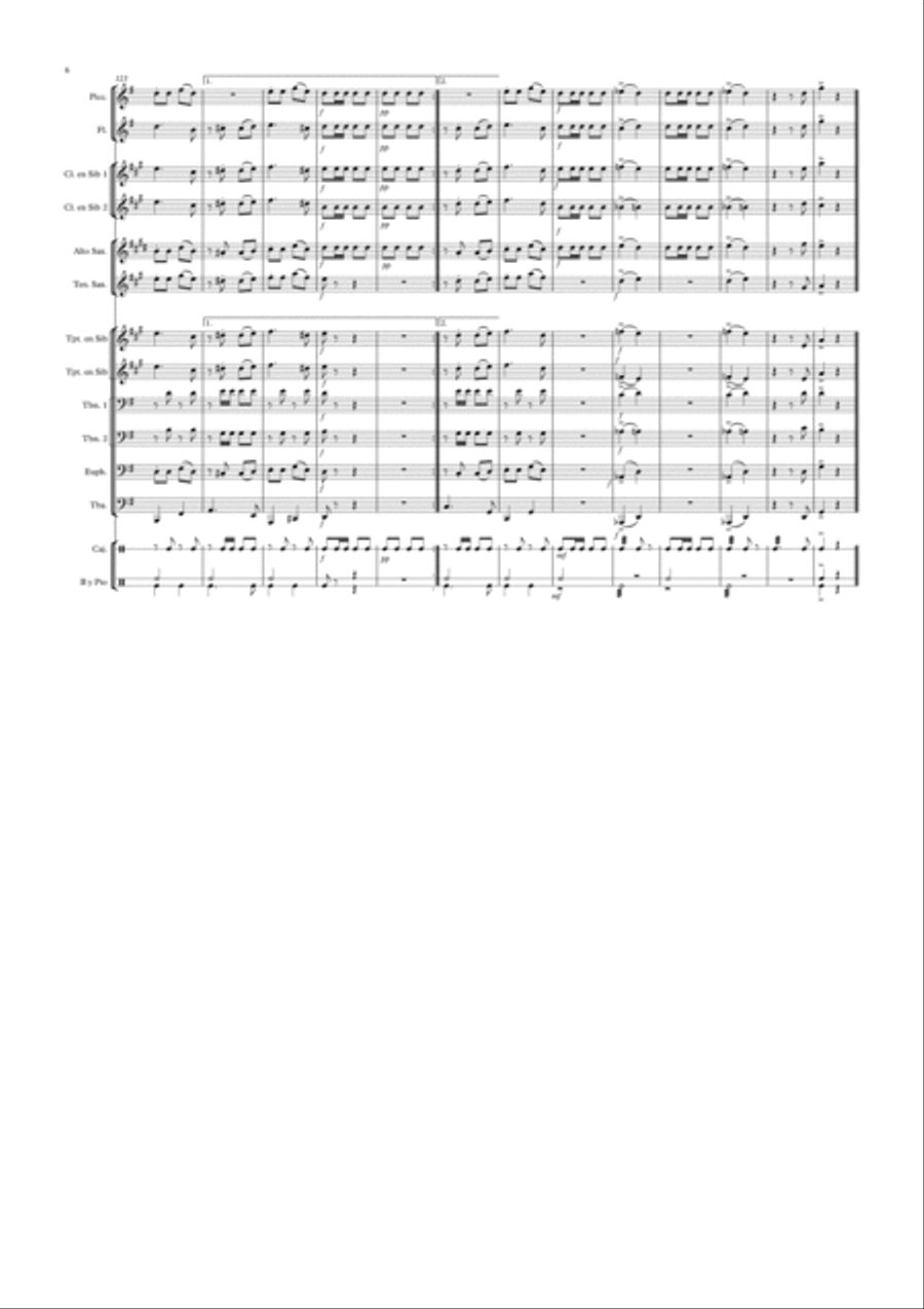 Pepe Requena Pepe Requena Marching Band scores gallery preview page 6