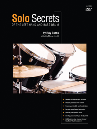 Book cover for Solo Secrets - Of The Left Hand And Bass Drum