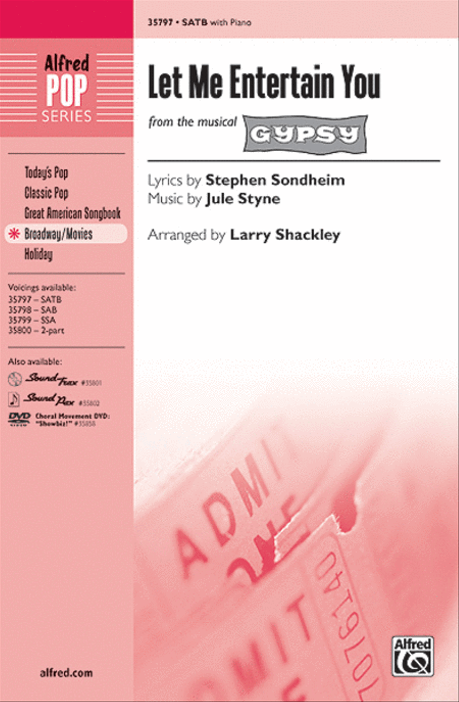 Let Me Entertain You Let Me Entertain You 4-Part scores gallery preview page 1