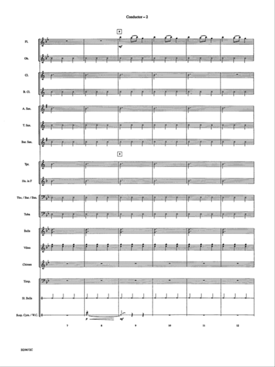 Ukrainian Bell Carol: Score Concert Band scores gallery preview page 4