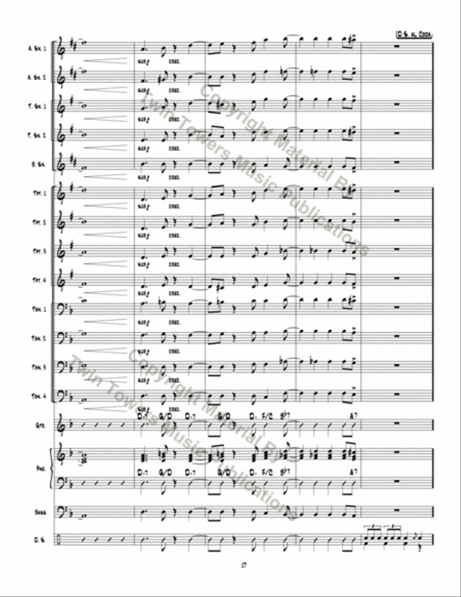 Who Shook? Who Shook? Jazz Ensemble scores gallery preview page 18