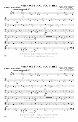 When We Stand Together: E-flat Baritone Saxophone