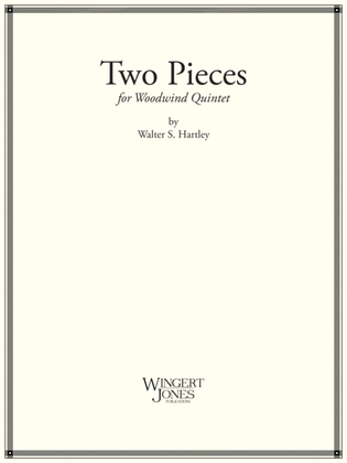 Book cover for Two Pieces For Woodwind Quintet