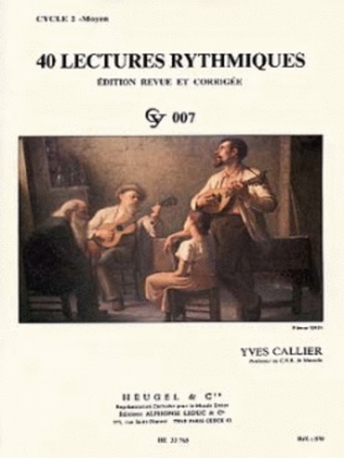 40 Lectures rythmiques
