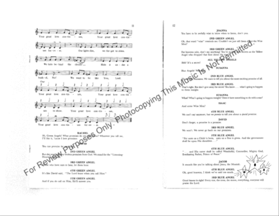 God's Rainbow Promises of Christmas Children's Choir scores gallery preview page 7