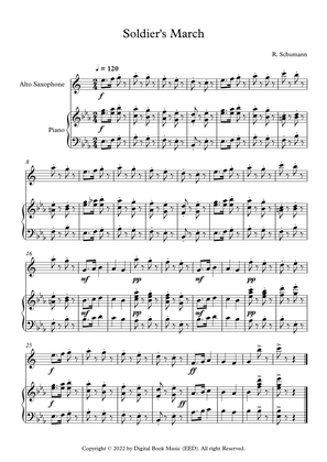 Soldier's March - Robert Schumann (Alto Sax + Piano)