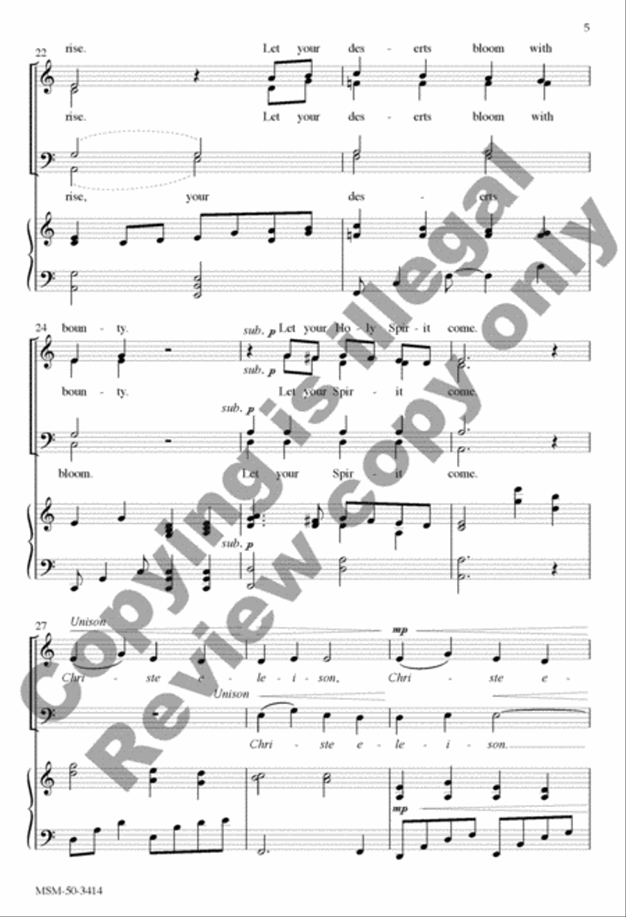 To Dust 4-Part scores gallery preview page 5