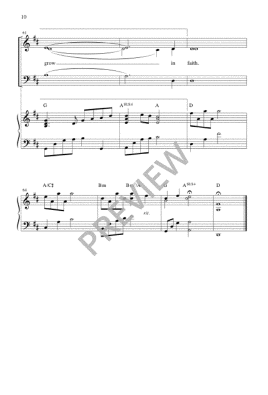Bless These Walls Bless These Walls 3-Part scores gallery preview page 9