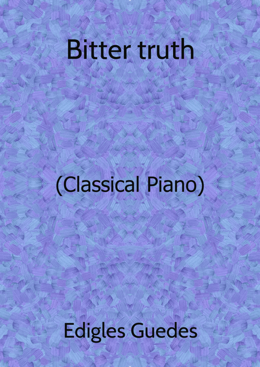 Bitter truth Bitter truth Piano Method scores gallery preview page 1