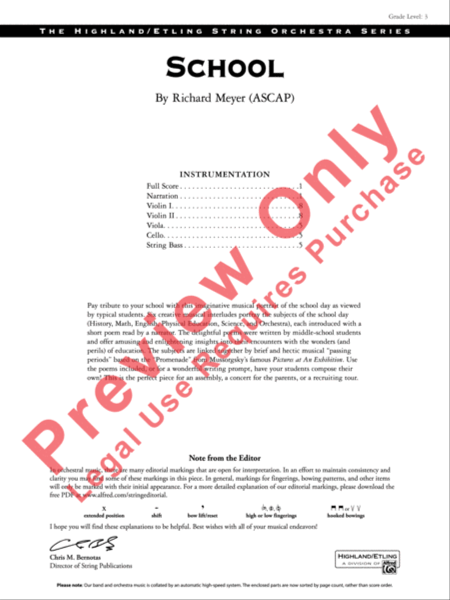 School String Orchestra scores gallery preview page 2