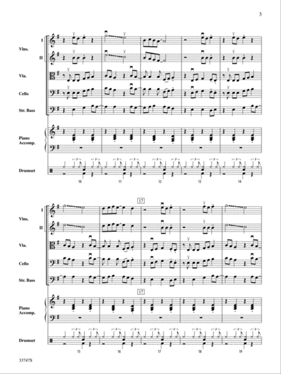 Rocksteady Reggae String Orchestra scores gallery preview page 3