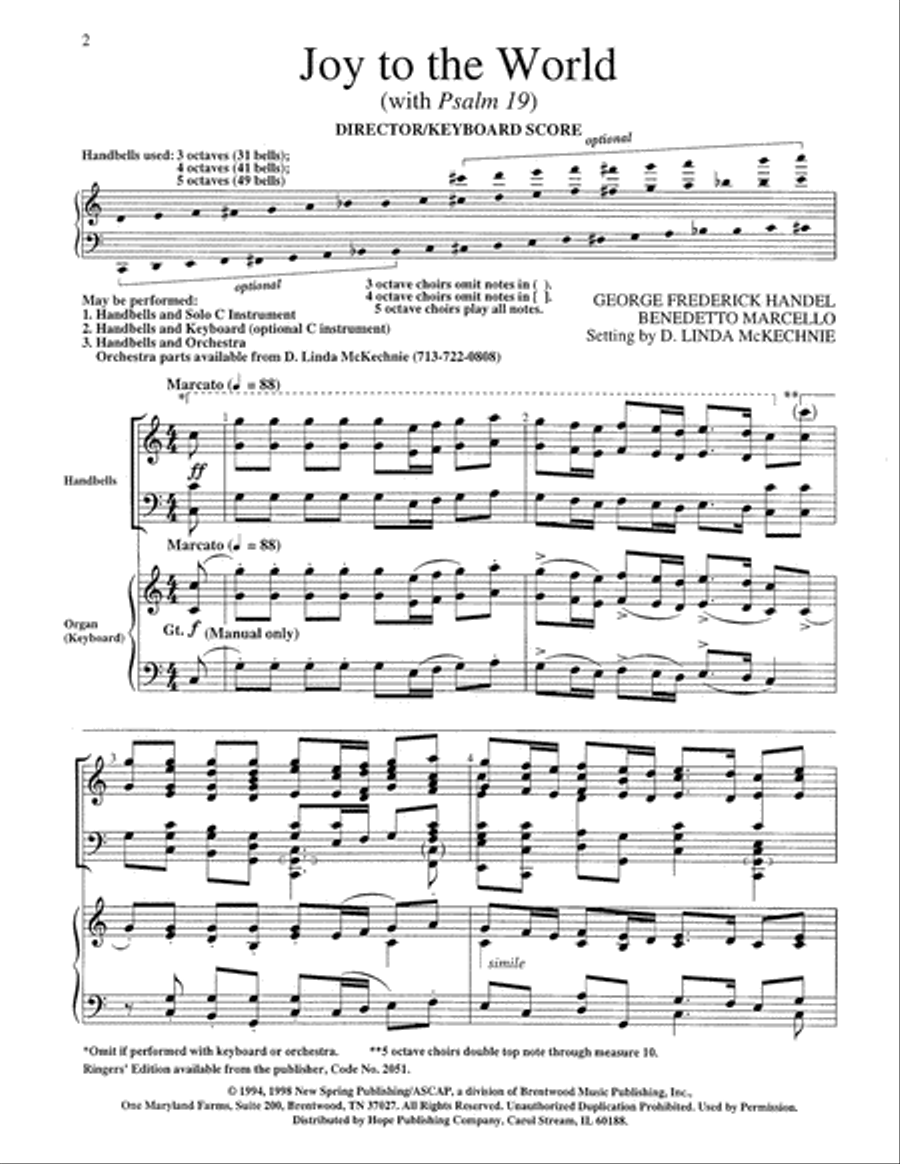 Joy to the World Orchestra scores gallery preview page 2