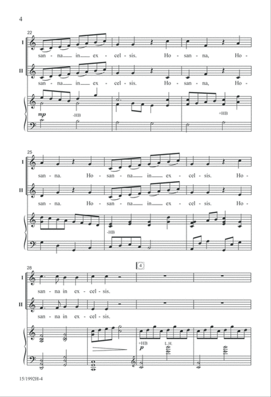 Benedictus Benedictus 2-Part scores gallery preview page 4