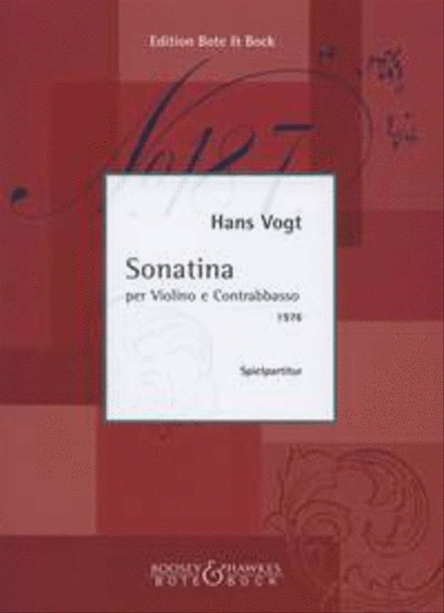 Sonatina Double Bass scores gallery preview page 1