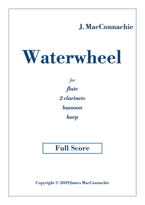 Waterwheel - Full Score for Woodwind and Harp