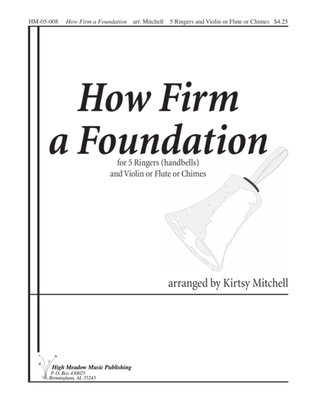 Book cover for How Firm A Foundation