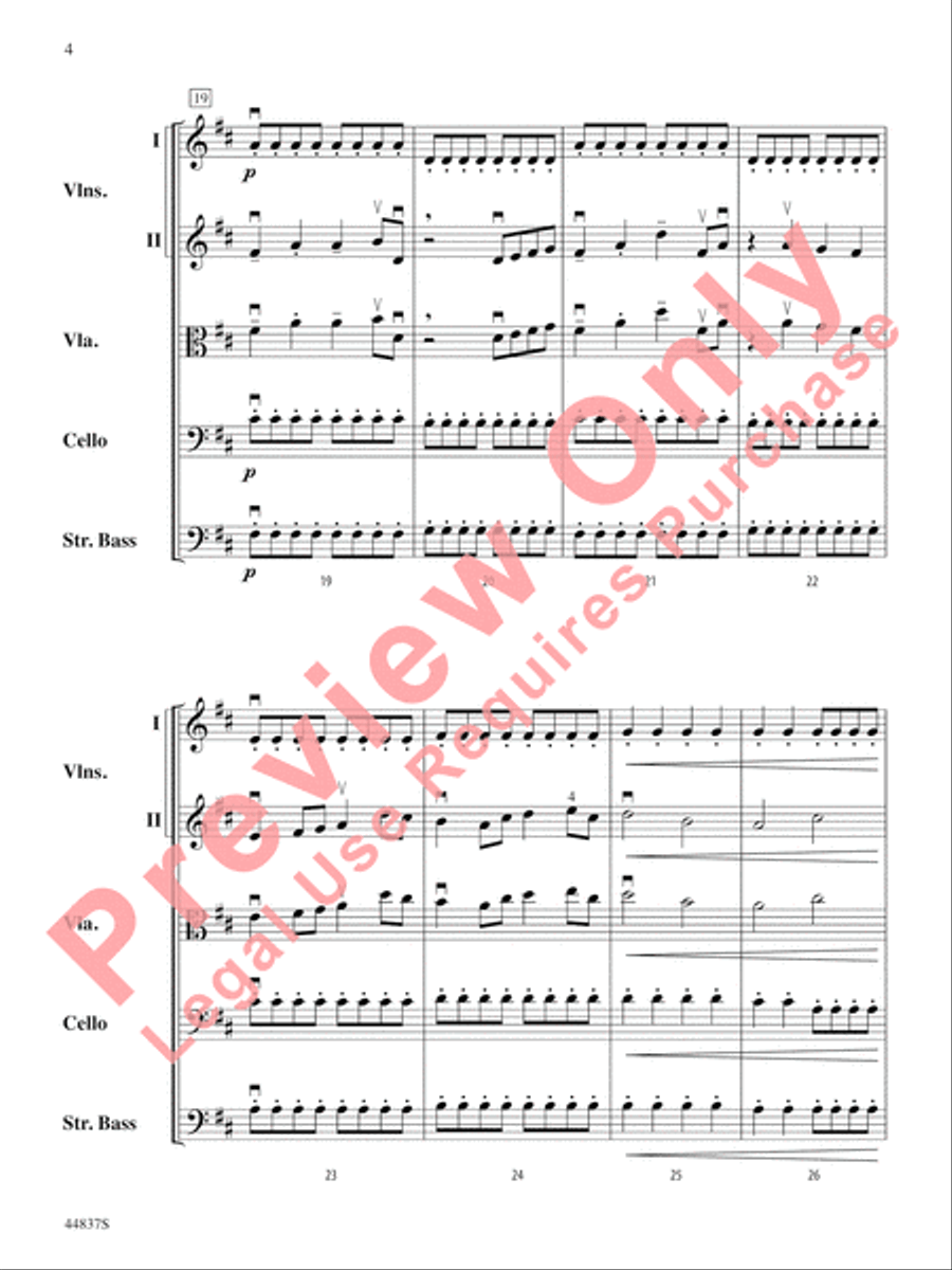 A Spark of Courage A Spark of Courage String Orchestra scores gallery preview page 5