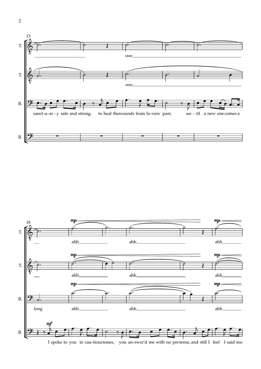 And So It Goes TTBB scores gallery preview page 2