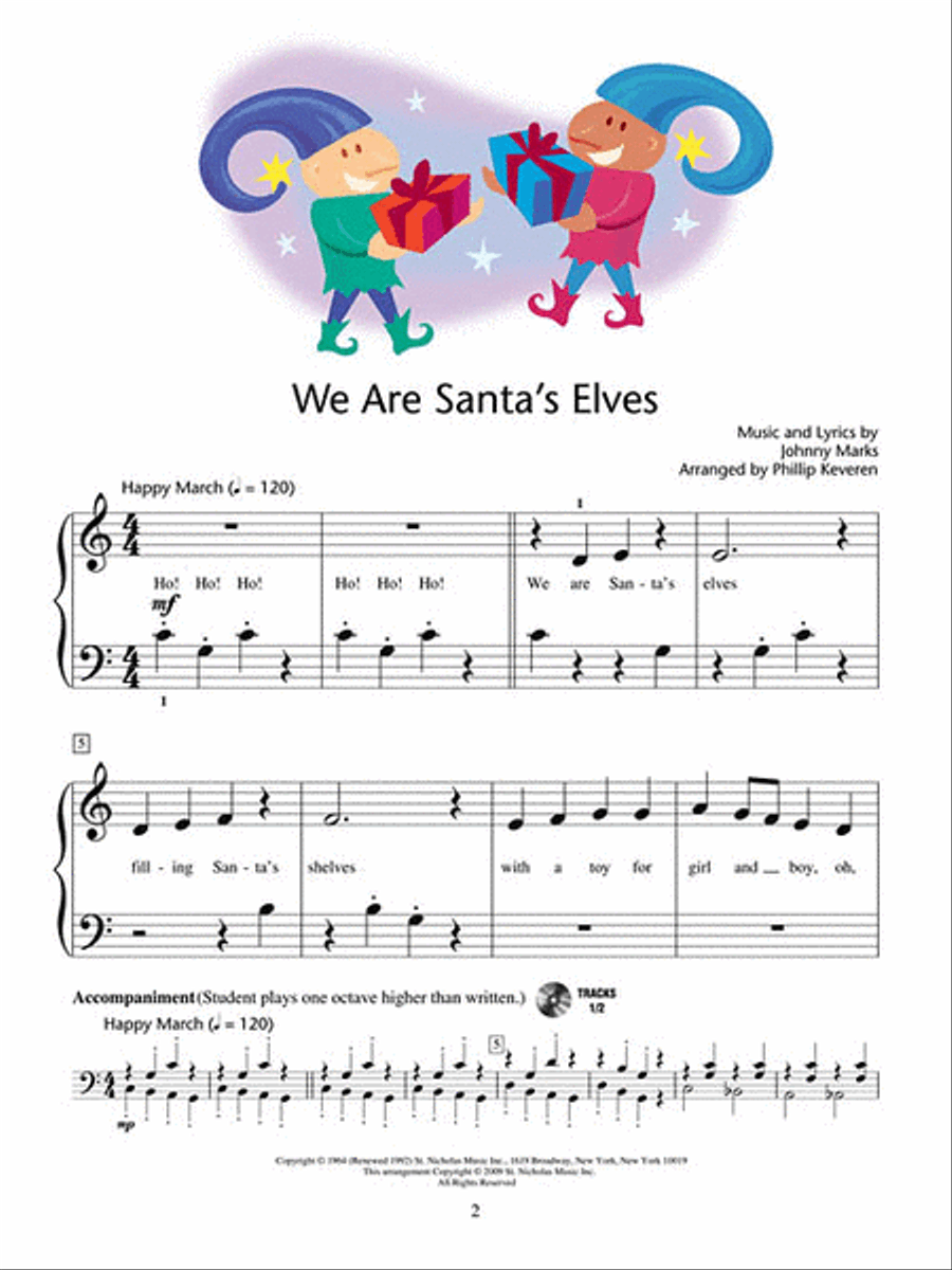 More Christmas Piano Solos - Level 2 Piano Method scores gallery preview page 3