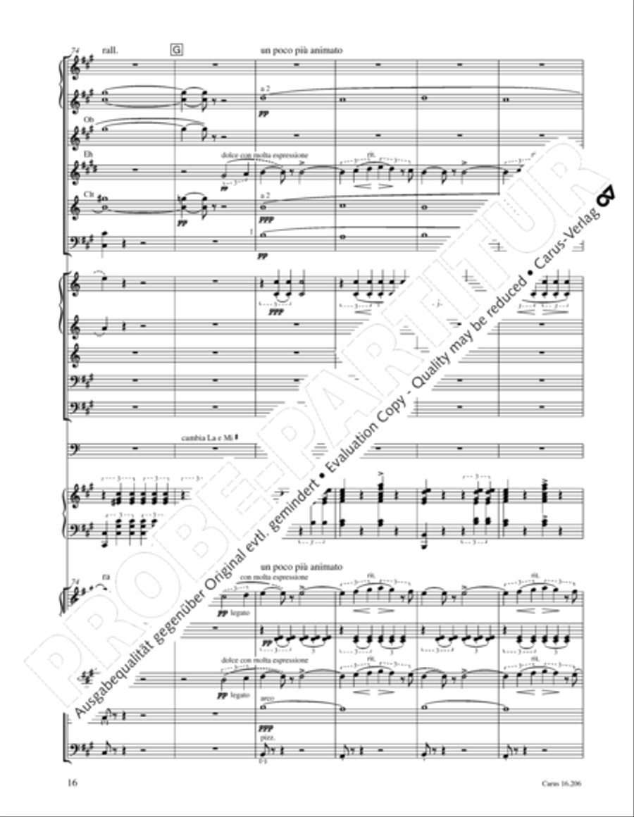 Preludio sinfonico Orchestra scores gallery preview page 17