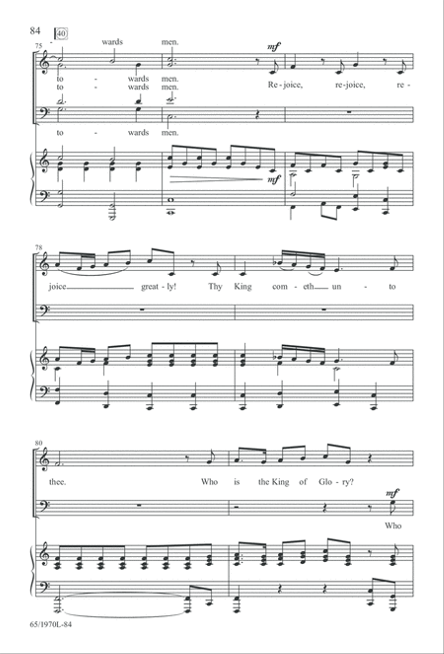 A Great and Mighty Wonder 4-Part scores gallery preview page 85