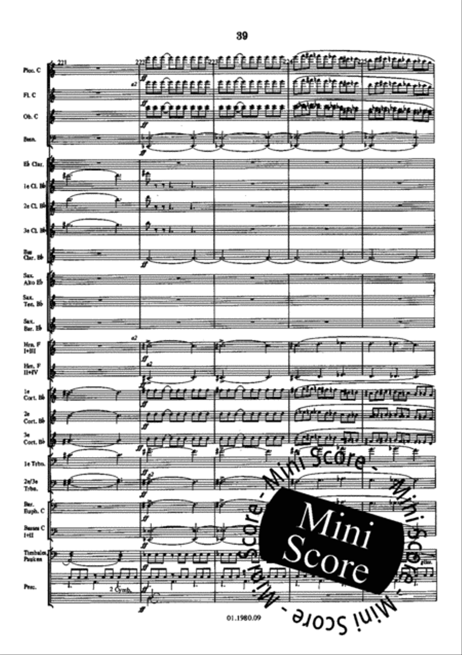 Dynamic Ouverture Concert Band scores gallery preview page 43