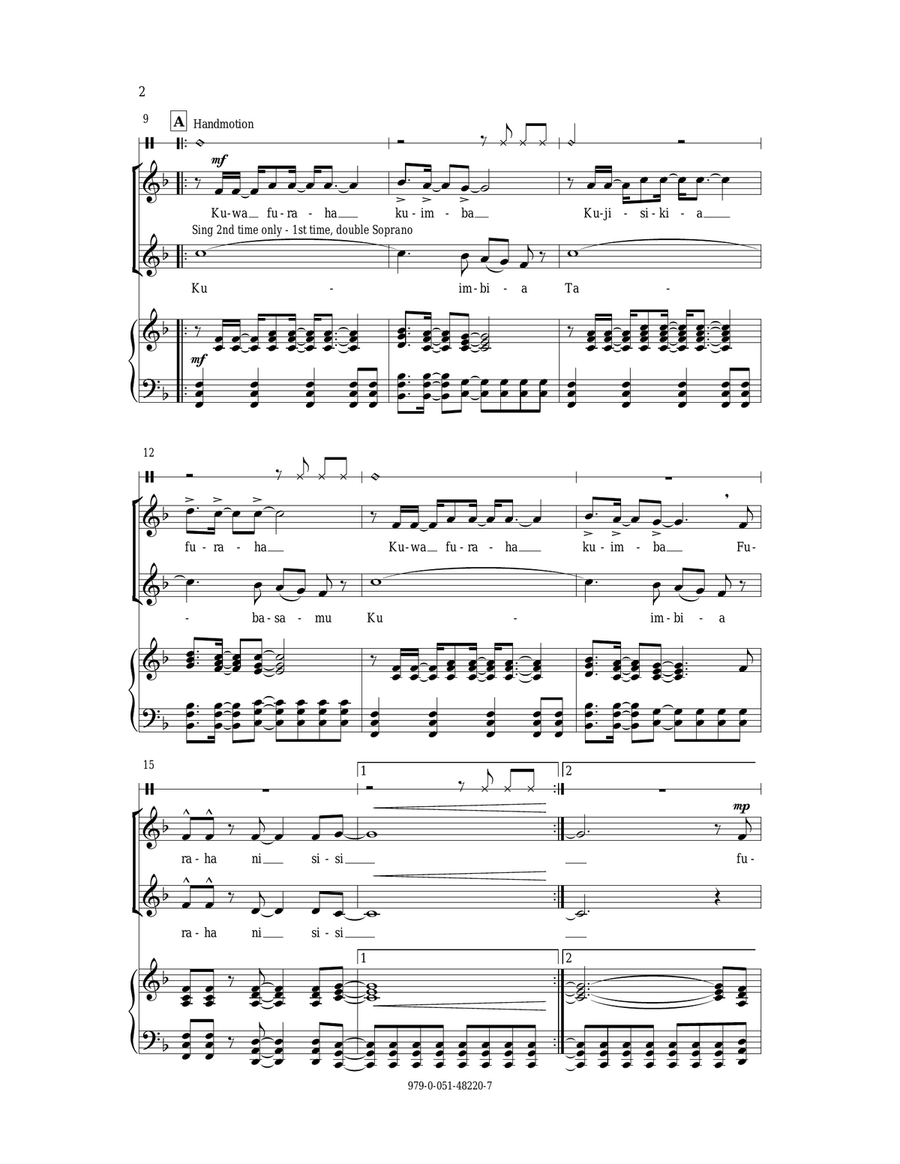 Kuwa Furaha 2-Part scores gallery preview page 2