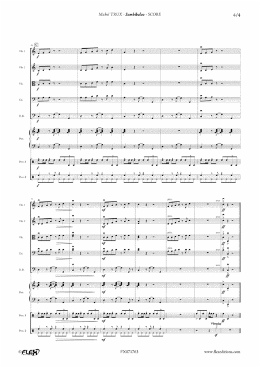 Sambibaloo String Orchestra scores gallery preview page 4