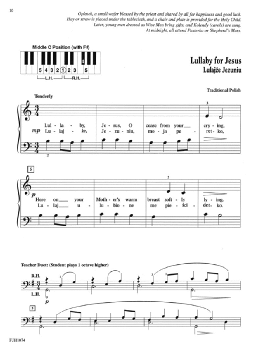 Celebrating Christmas Around the World Easy Piano scores gallery preview page 3