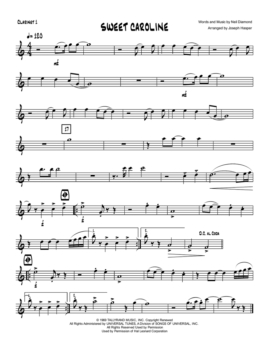 Sweet Caroline Small Ensemble scores gallery preview page 2
