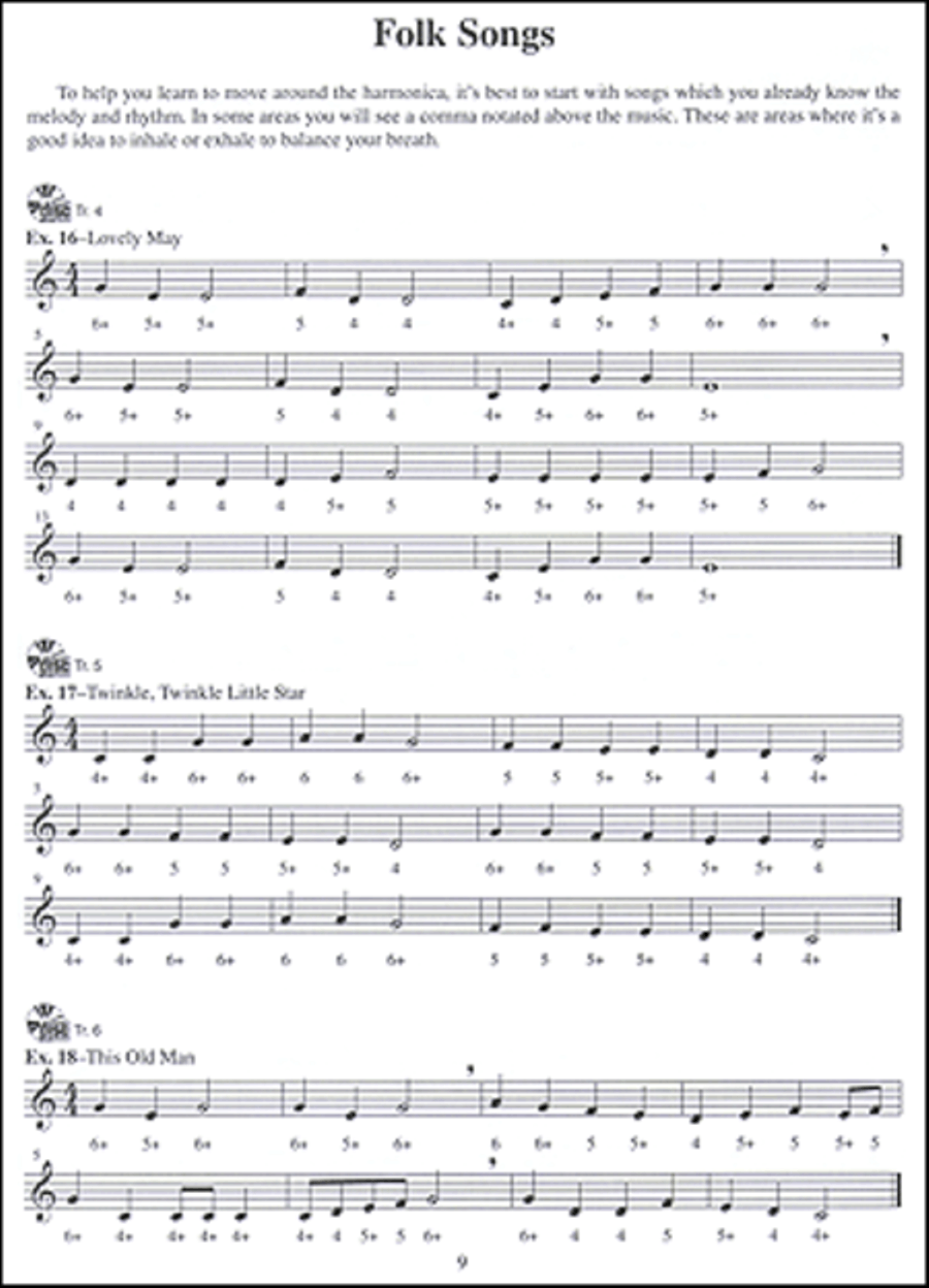 First Lessons Harmonica Harmonica scores gallery preview page 5