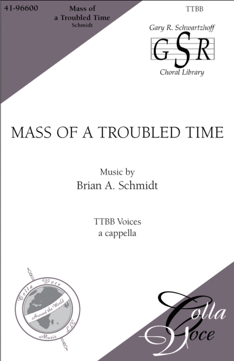 Mass of a Troubled Time Mass of a Troubled Time TTBB scores gallery preview page 1