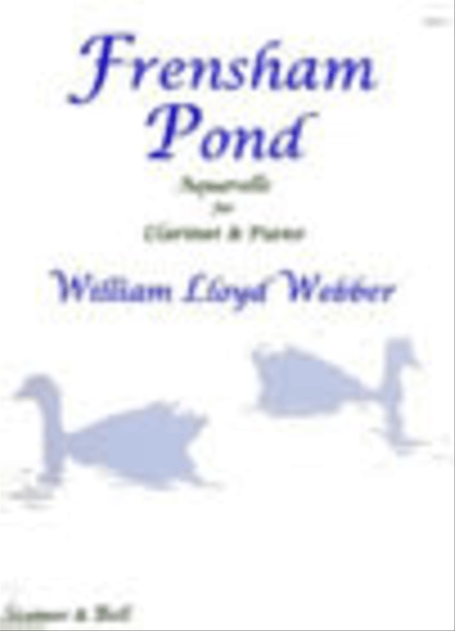 Frensham Pond. Aquarelle for Clarinet and Piano Clarinet Solo scores gallery preview page 1