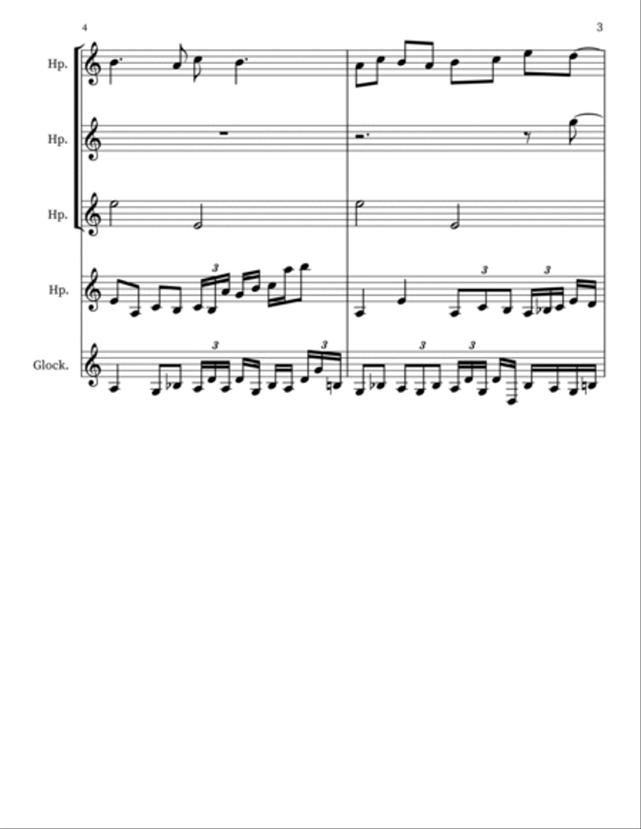 Spirit in a Love Song Small Ensemble scores gallery preview page 3