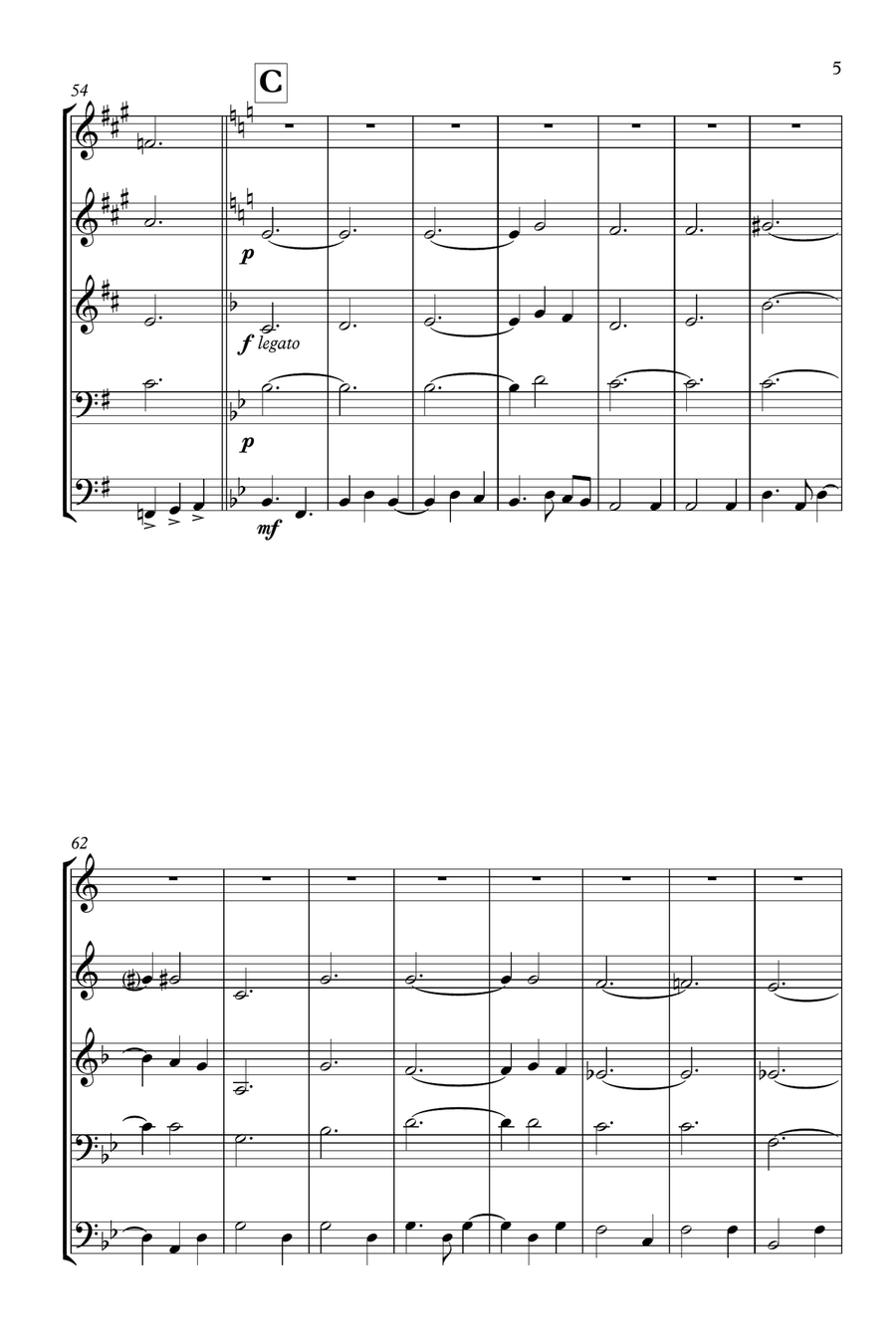 La Fuente La Fuente Brass Quintet scores gallery preview page 5