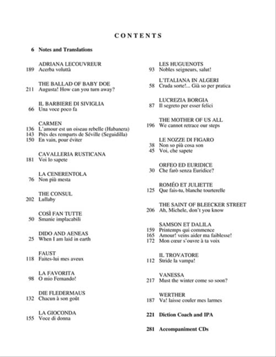 Arias for Mezzo-Soprano – Complete Package Mezzo-Soprano Voice scores gallery preview page 4