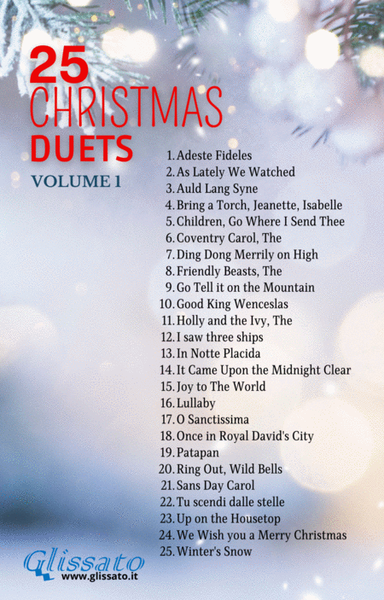 25 Christmas Duets for Cello or Bassoon - VOL.1 image number null