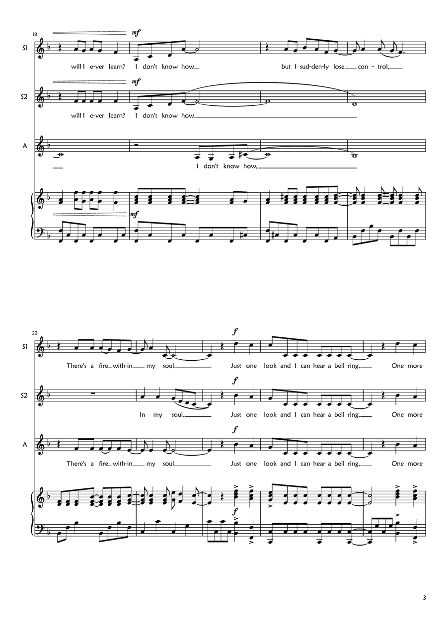 Mamma Mia SSA scores gallery preview page 3