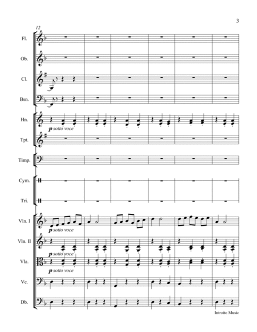 Torna a Sorrento for Orchestra Chamber Orchestra scores gallery preview page 3