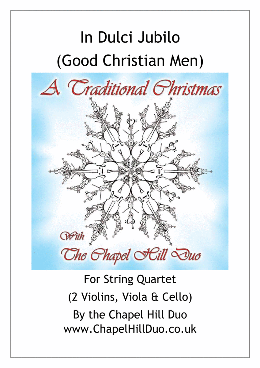 In Dulci Jubilo (Good Christian Men) for String Quartet image number null