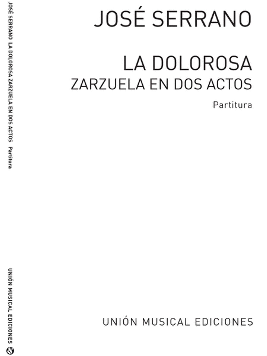 Jose Serrano: La Dolorosa Partitura Vocal Score Voice Solo scores gallery preview page 1
