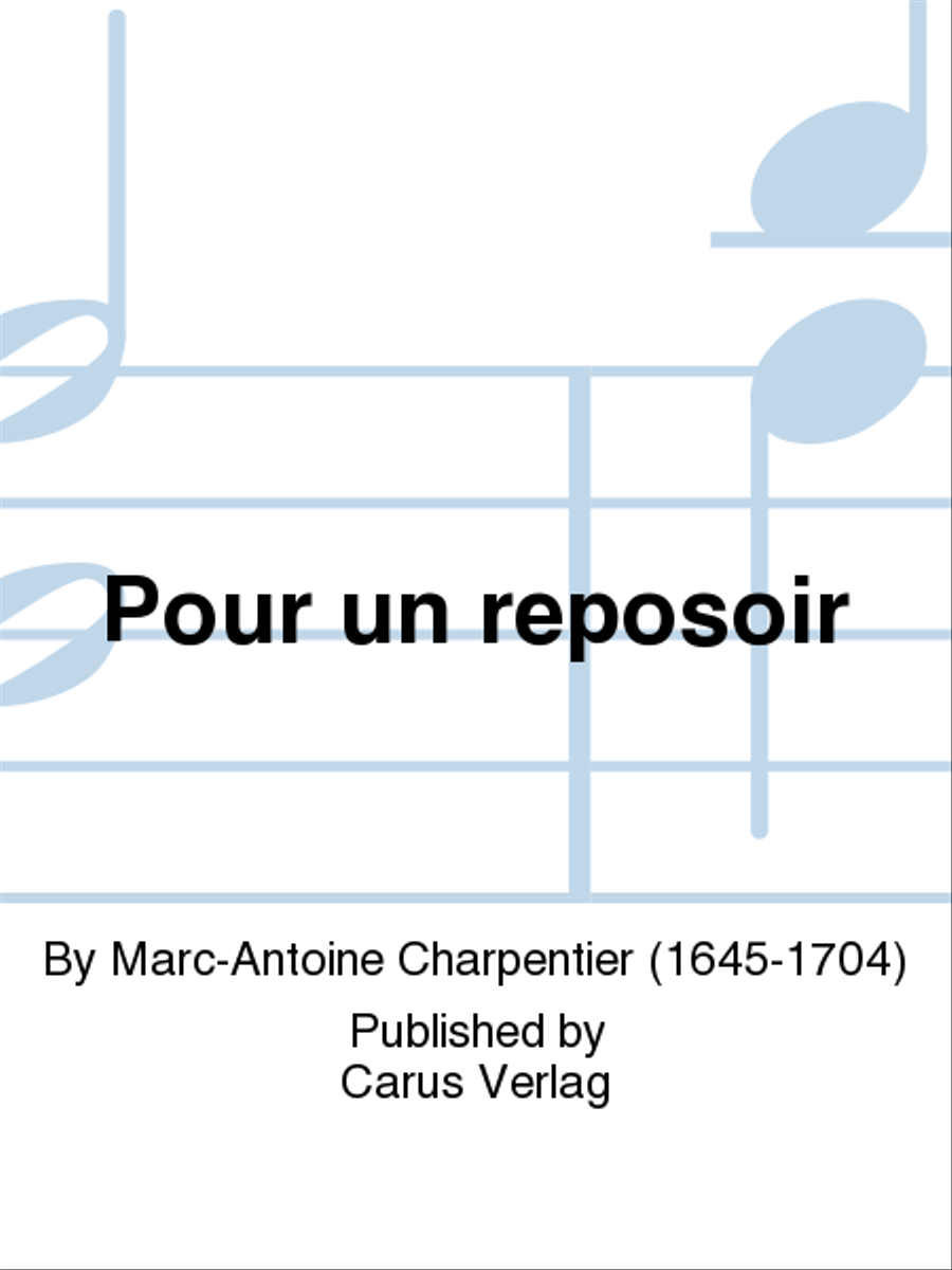 Pour un reposoir Violin scores gallery preview page 1