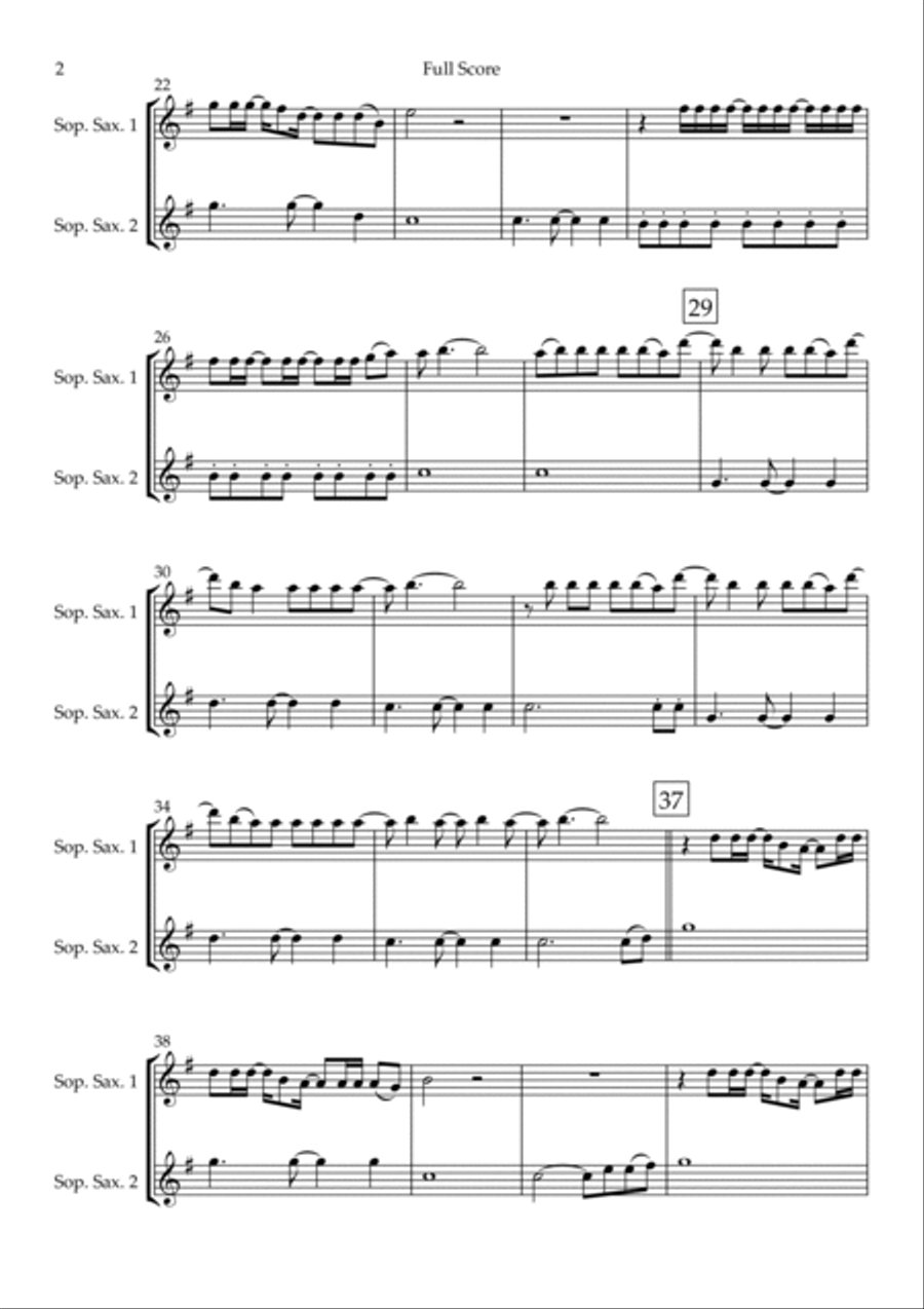 Empire State Of Mind Woodwind Duet scores gallery preview page 2