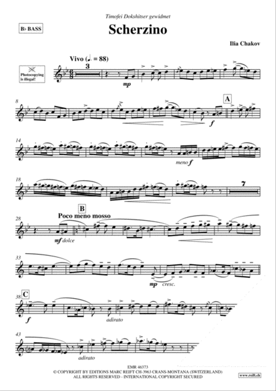 Scherzino Scherzino Voice Solo scores gallery preview page 3