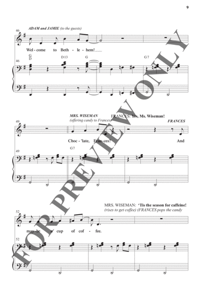 Welcome to Bethlehem - Choral Book
