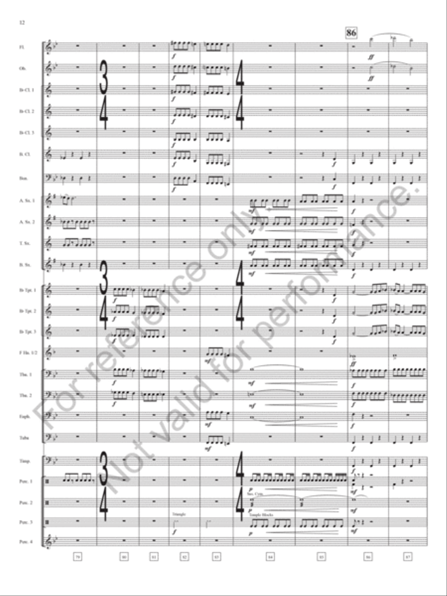 Mozart's Sandbox Mozart's Sandbox Concert Band scores gallery preview page 13
