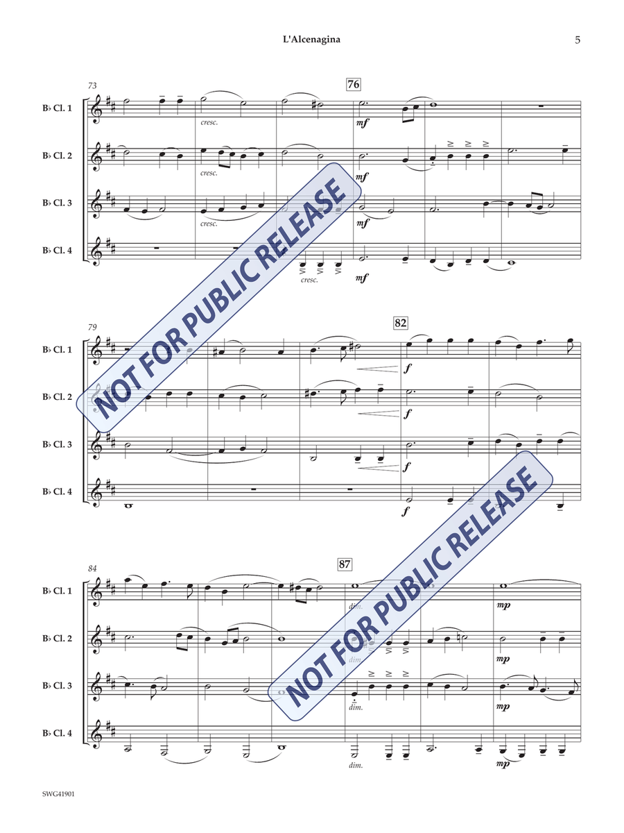 L'Alcenagina Small Ensemble scores gallery preview page 6