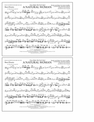 Book cover for (You Make Me Feel Like) A Natural Woman (arr. Jay Dawson) - Bass Drums