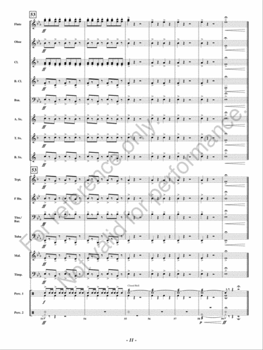 Christmas Encore Christmas Encore Concert Band scores gallery preview page 10
