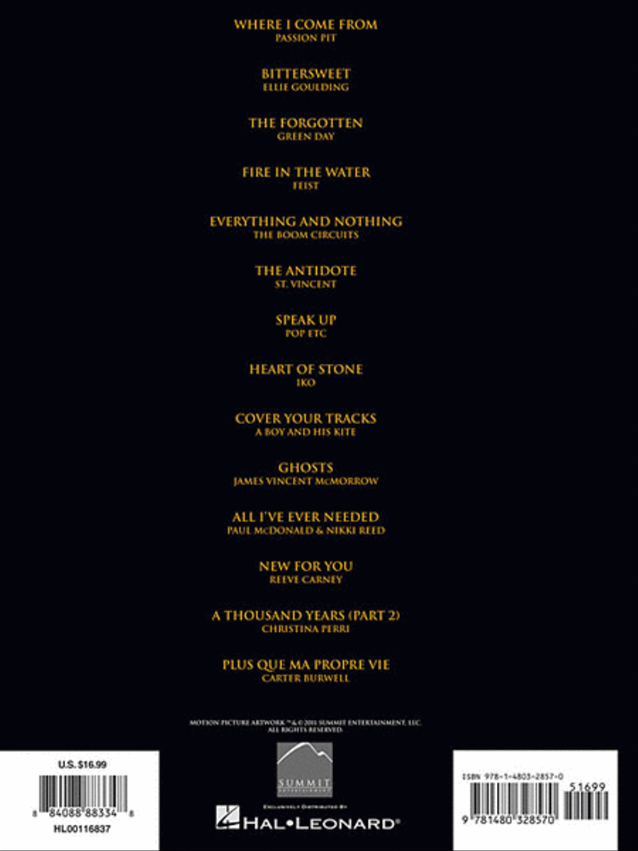 Twilight: Breaking Dawn, Part 2 Piano, Vocal, Guitar scores gallery preview page 2